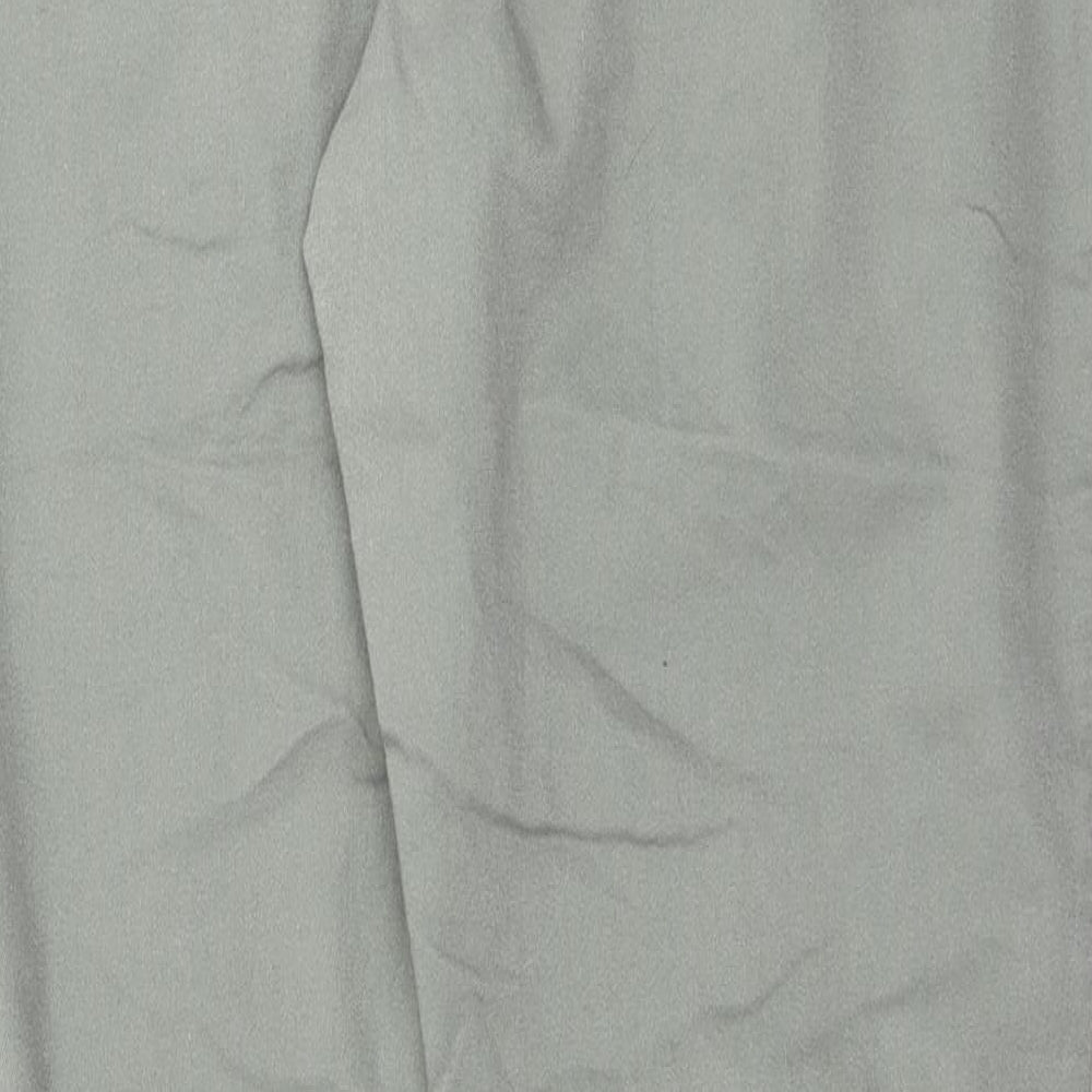 Denim & Co. Womens Grey Cotton Trousers Size 18 L30 in Regular