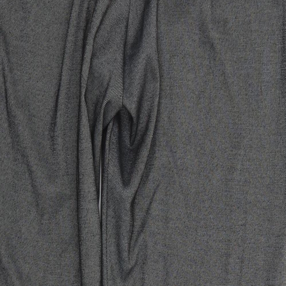 Very Womens Grey Polyester Trousers Size 14 L27 in Regular
