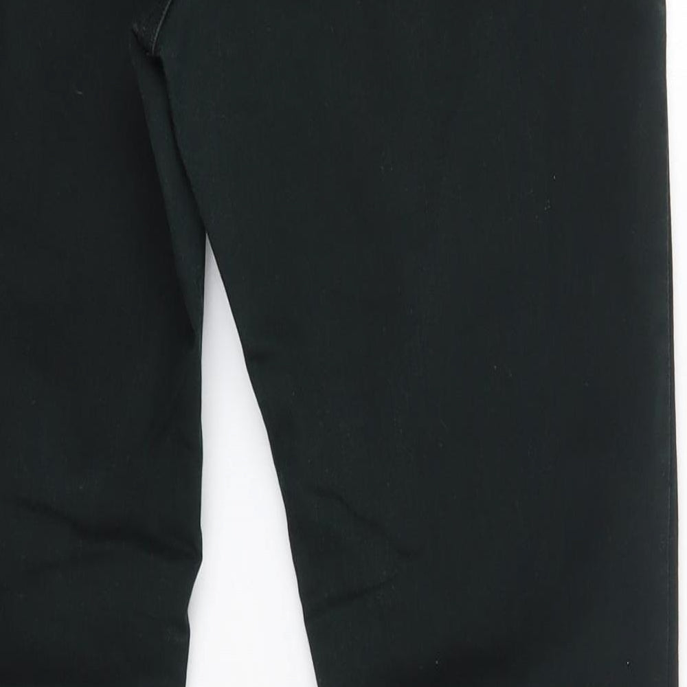 H&M Womens Grey Cotton Skinny Jeans Size 12 L29 in Regular