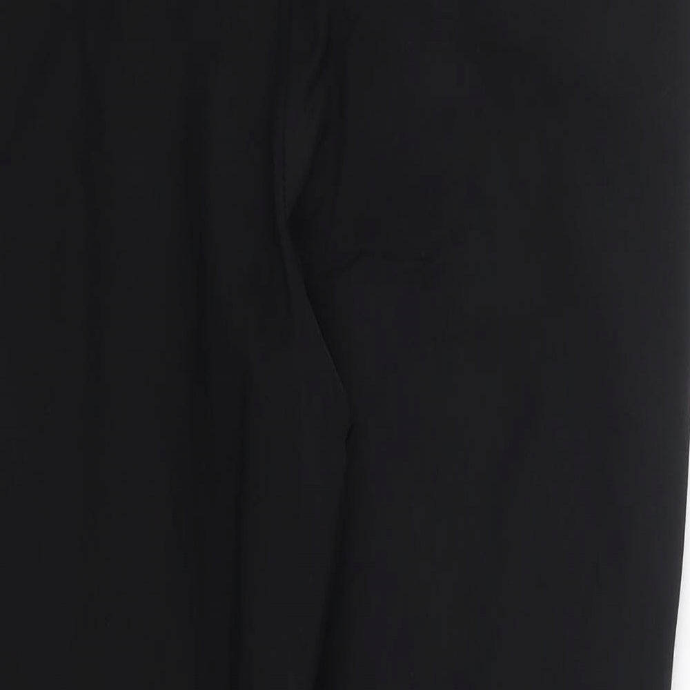 H&M Womens Black Cotton Cropped Jeans Size 10 L24 in Regular