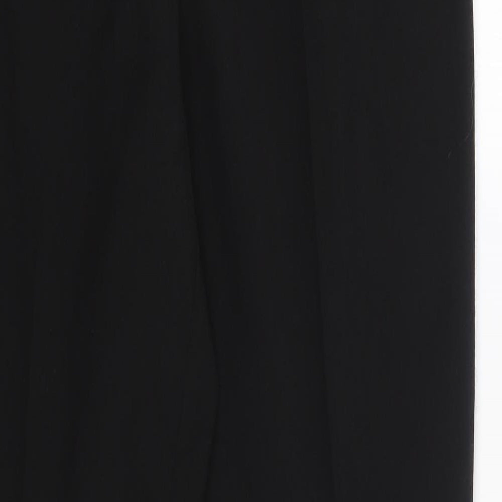 Mia Moda Womens Black Polyester Dress Pants Trousers Size 10 L29 in Regular