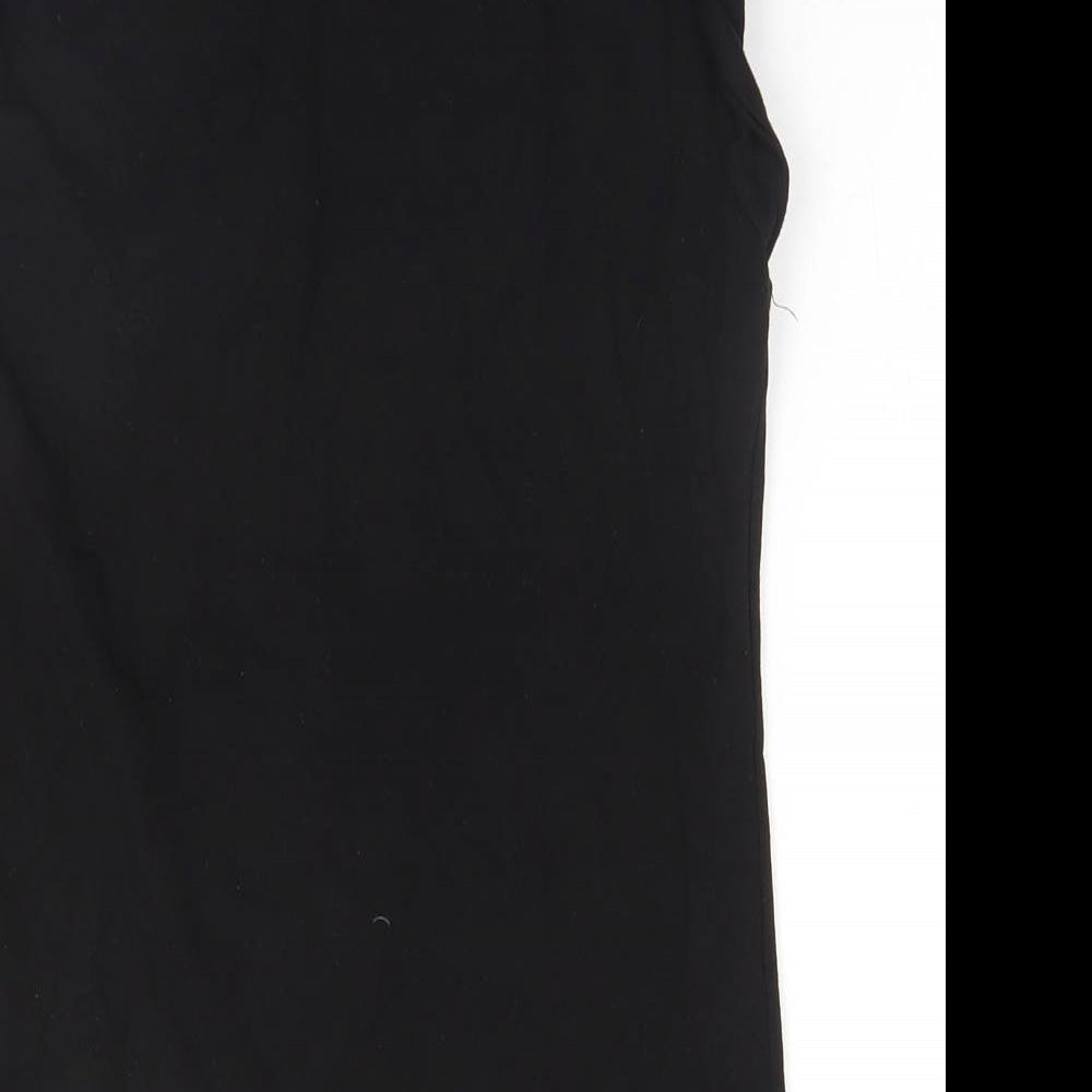 ASOS Womens Black Modal Basic Tank Size 8 Round Neck