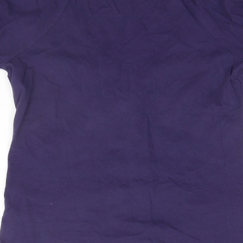 Dorothy Perkins Womens Blue Round Neck Cotton Cardigan Jumper Size 10
