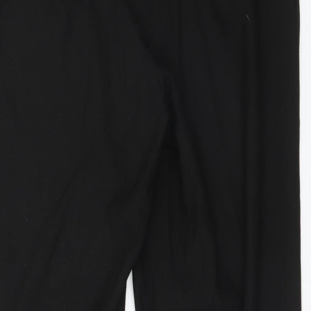 BLANCHELLE Womens Black Polyester Trousers Size 18 L29 in Regular