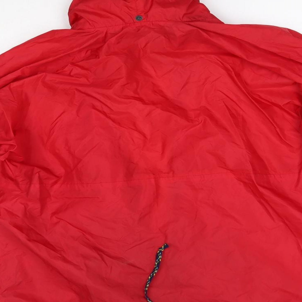 Igel Mens Red Rain Coat Jacket Size S