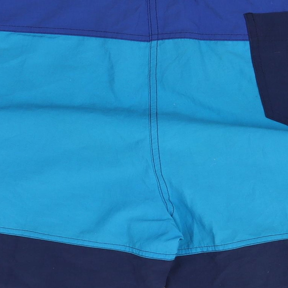 Casual Club Mens Blue Nylon Sweat Shorts Size XL Regular