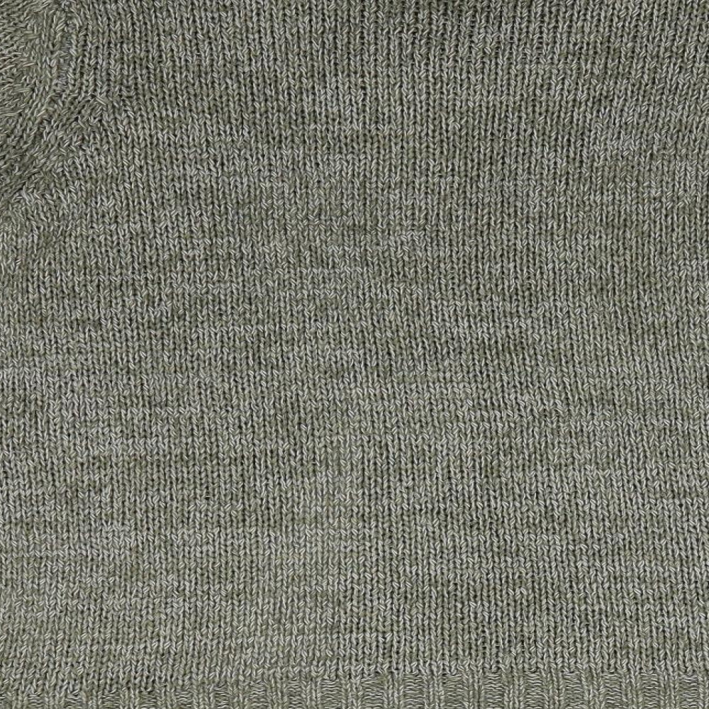 Bonmarché Womens Green V-Neck Acrylic Cardigan Jumper Size S - Oliver Green Flecked