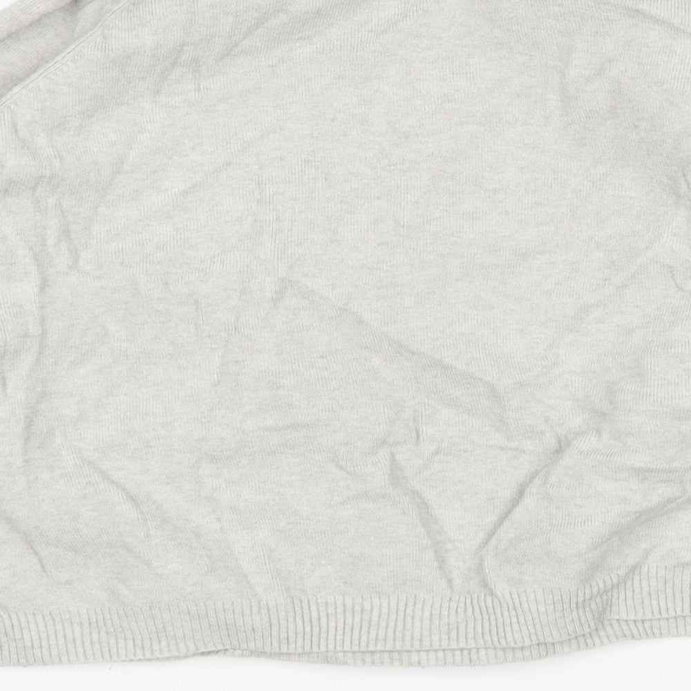ASOS Womens Grey Round Neck Viscose Pullover Jumper Size 8