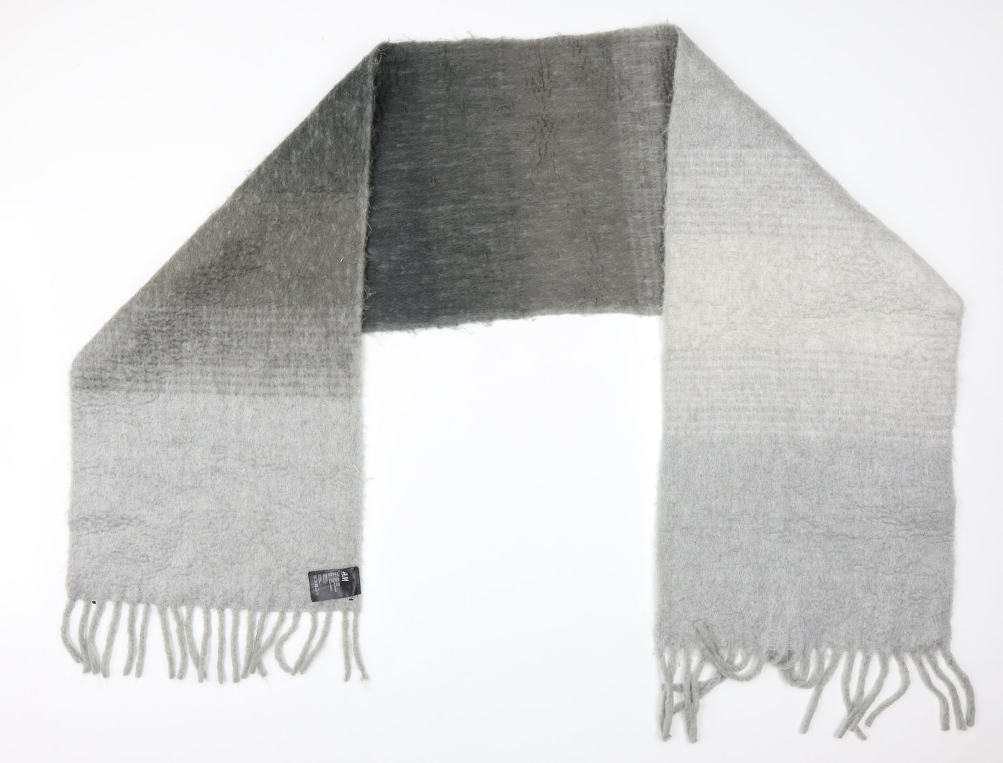 H&M Womens Grey Acrylic Scarf