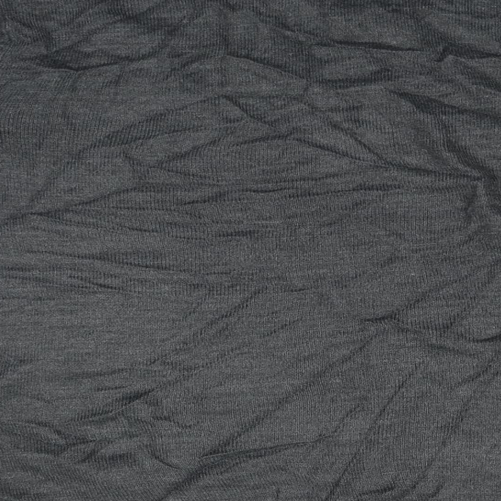 Cedarwood State Mens Grey Round Neck Acrylic Pullover Jumper Size M