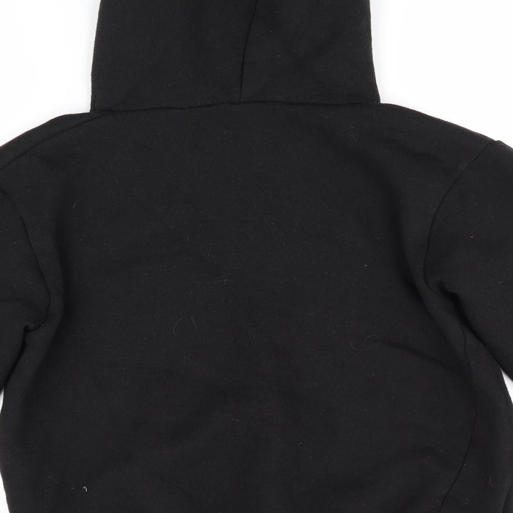 A2Z for Kids Boys Black Polyester Pullover Hoodie Size 13 Years - # Selfie