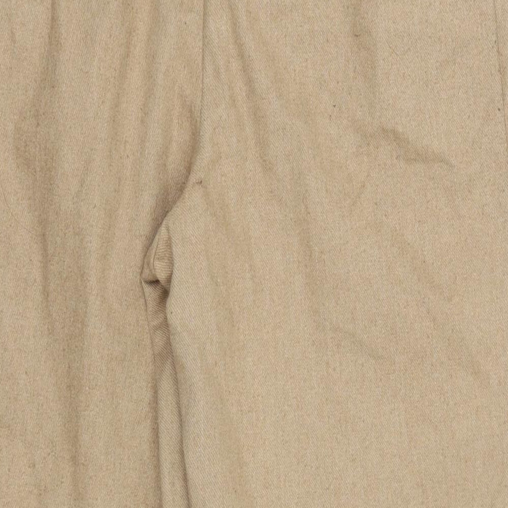 Light Before Dark Womens Brown Wool Dress Pants Trousers Size M L25 in Regular