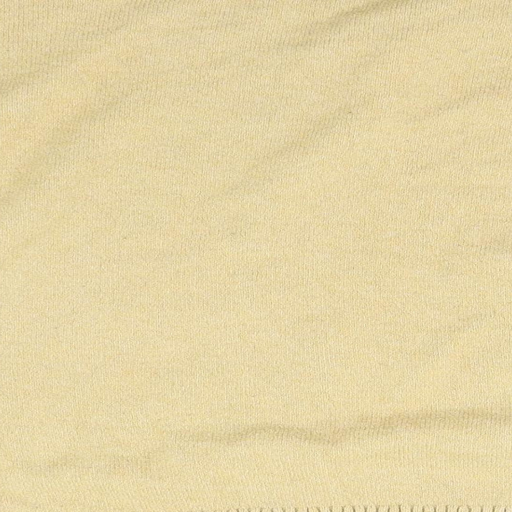 Papaya Womens Beige V-Neck Polyester Pullover Jumper Size M