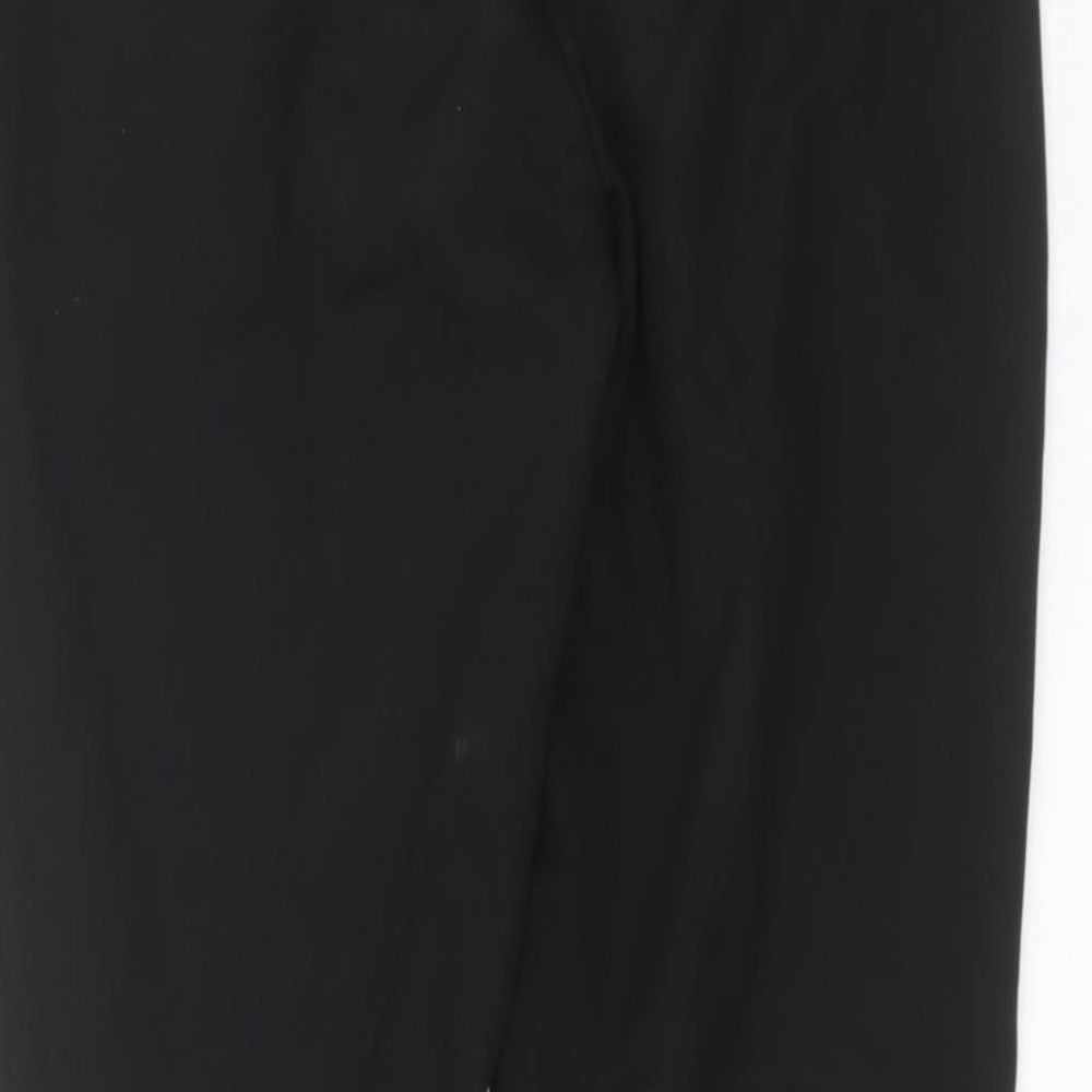 Taylor & Wright Womens Black Polyester Trousers Size 38 in L32 in Regular