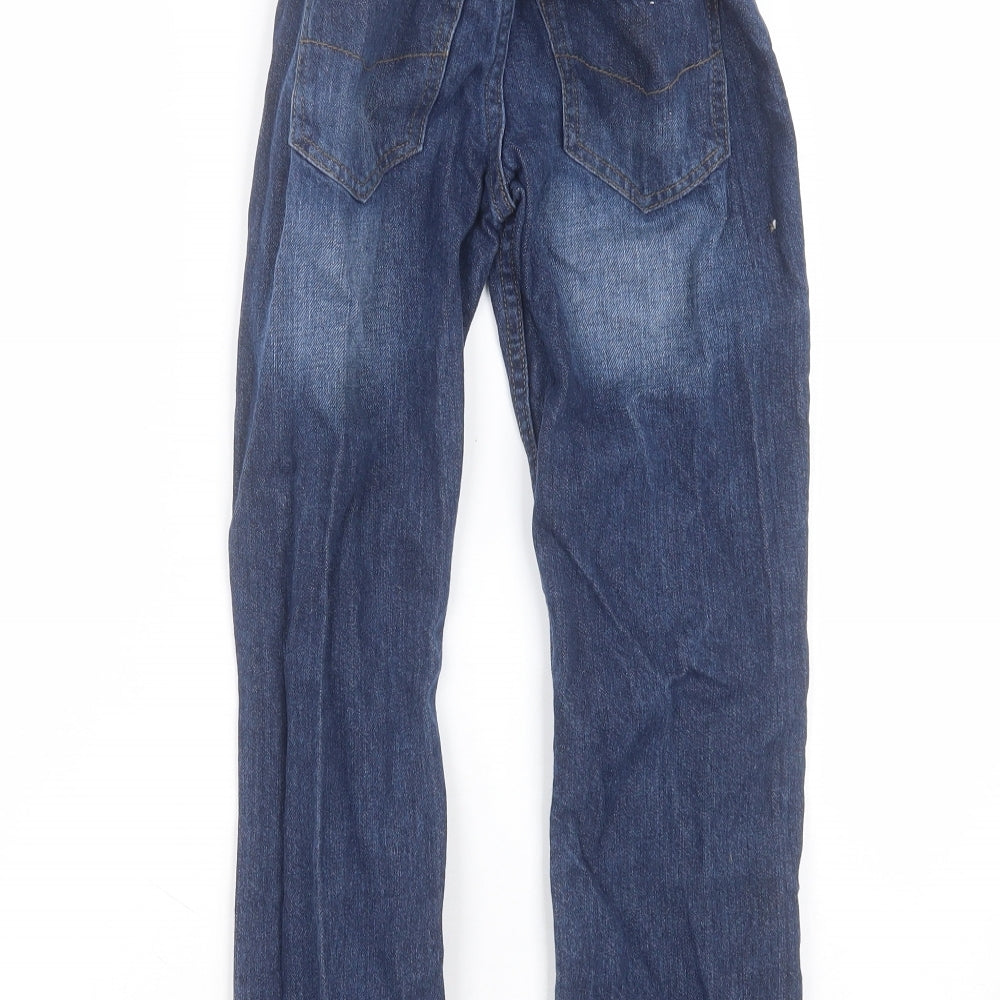 F&F Girls Blue Cotton Skinny Jeans Size 7-8 Years Regular