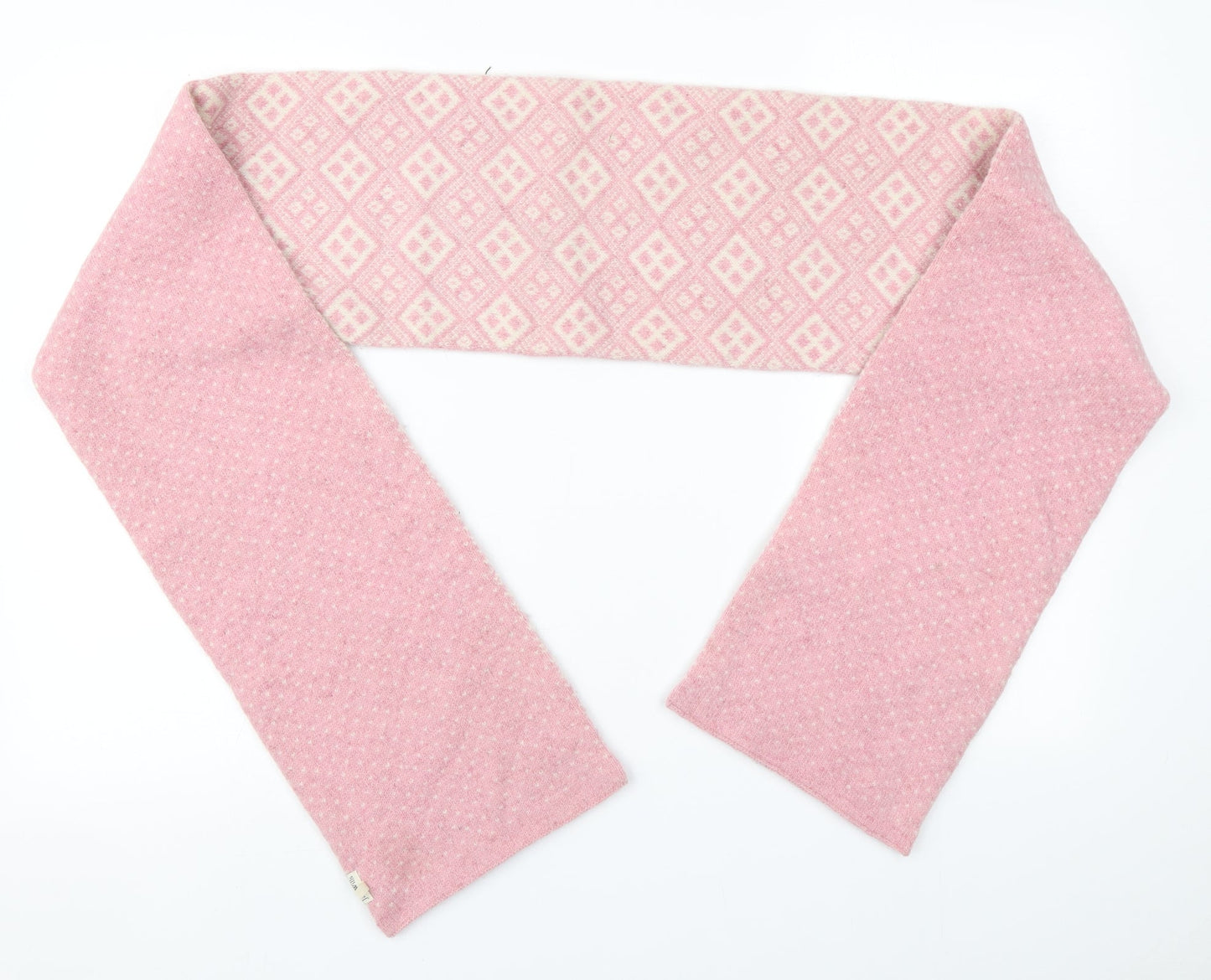 Jack Wills Womens Pink Geometric Scarf