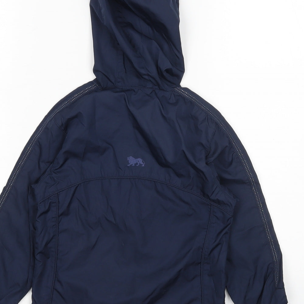 Lonsdale Boys Blue Windbreaker Jacket Size 3-4 Years