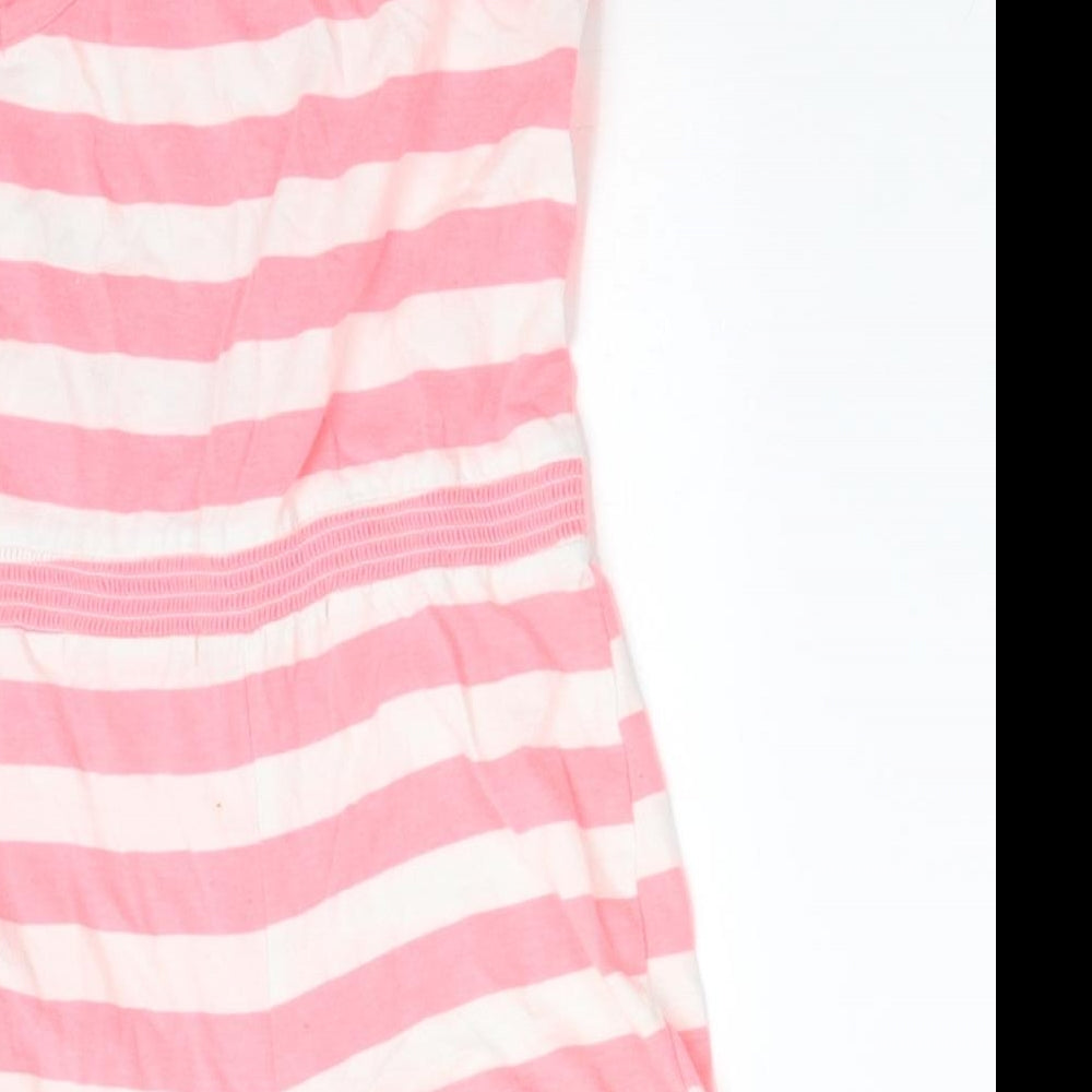 Young Dimension Girls Multicoloured Striped Cotton Romper One-Piece Size 36 Months - MINNIE MOUSE