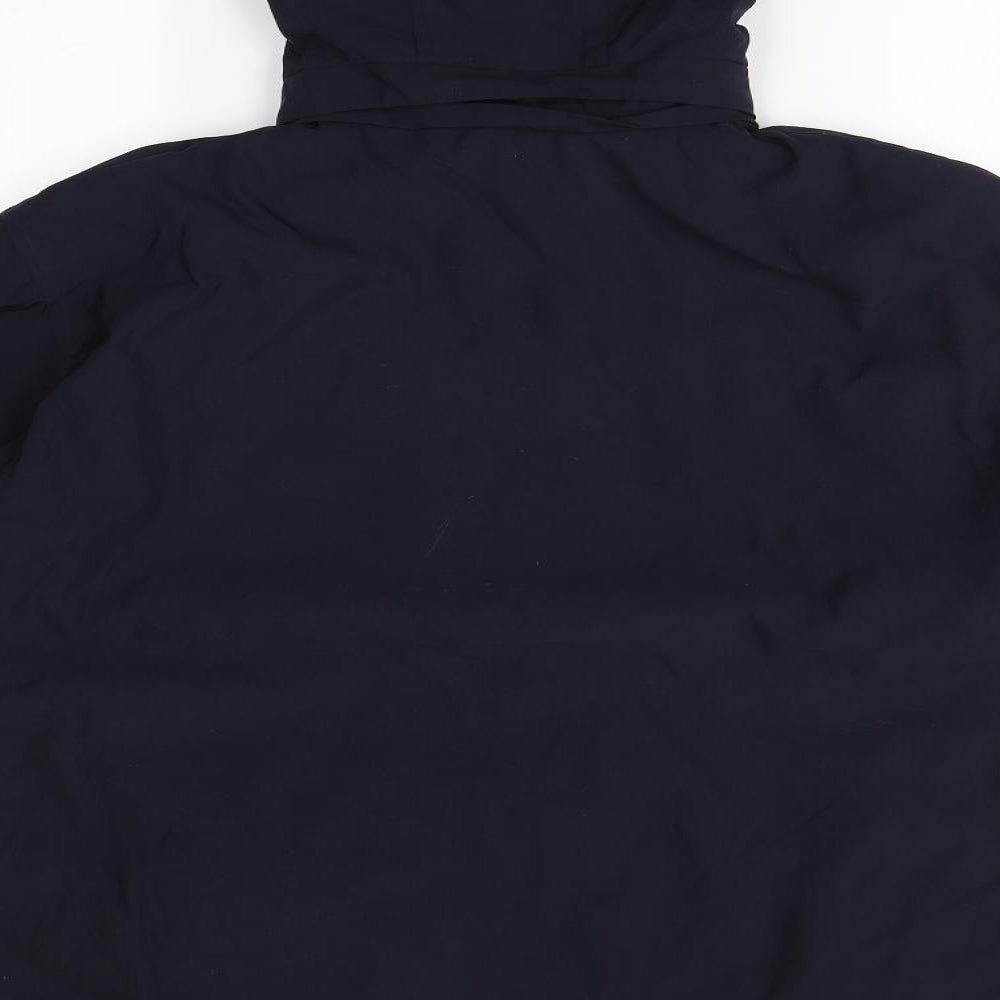 Preworn Womens Blue Overcoat Coat