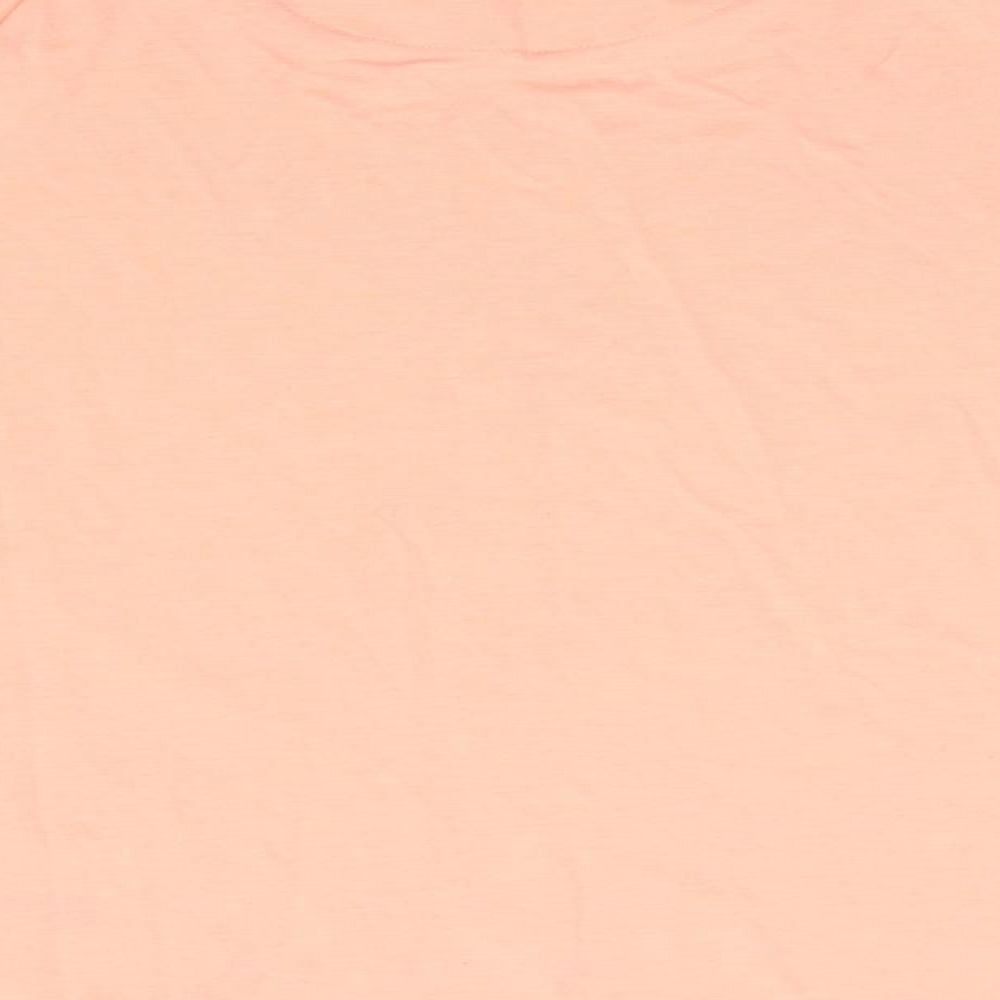 Marks & Spencer Girls Multicoloured Solid Polyester Top Pyjama Top Size 12-13 Years