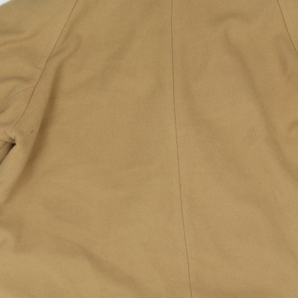 First Avenue Womens Brown Overcoat Coat Size 14