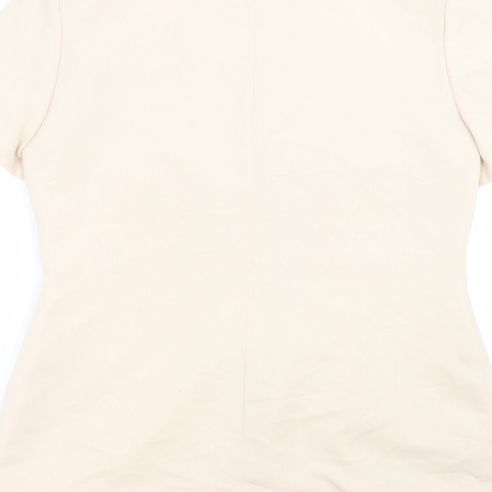 Dorothy Perkins Womens Beige Jacket Size 14