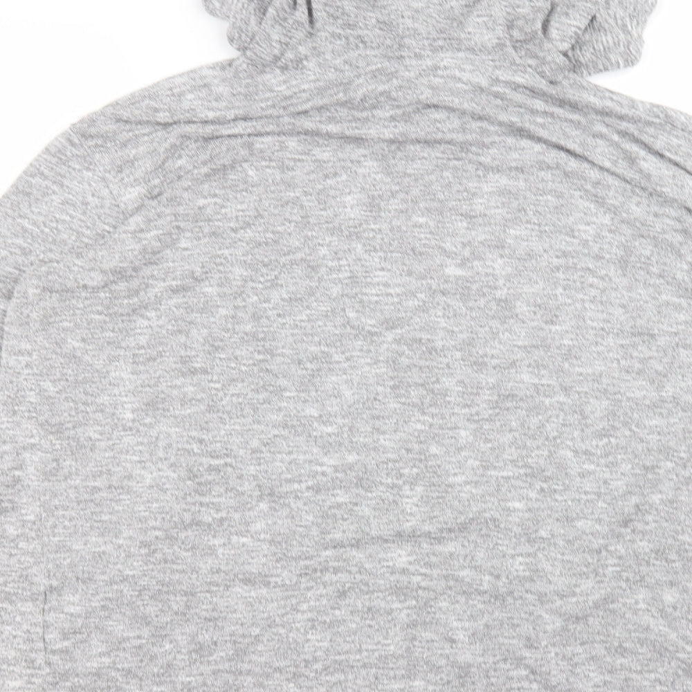 Matalan Womens Grey Viscose Pullover Hoodie Size L
