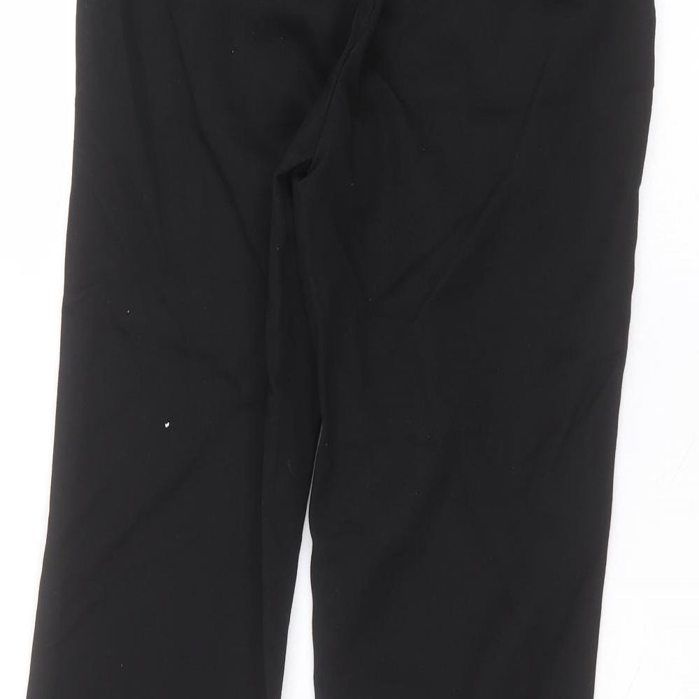 Primark Womens Black Polyester Trousers Size 30 in L30 in Regular