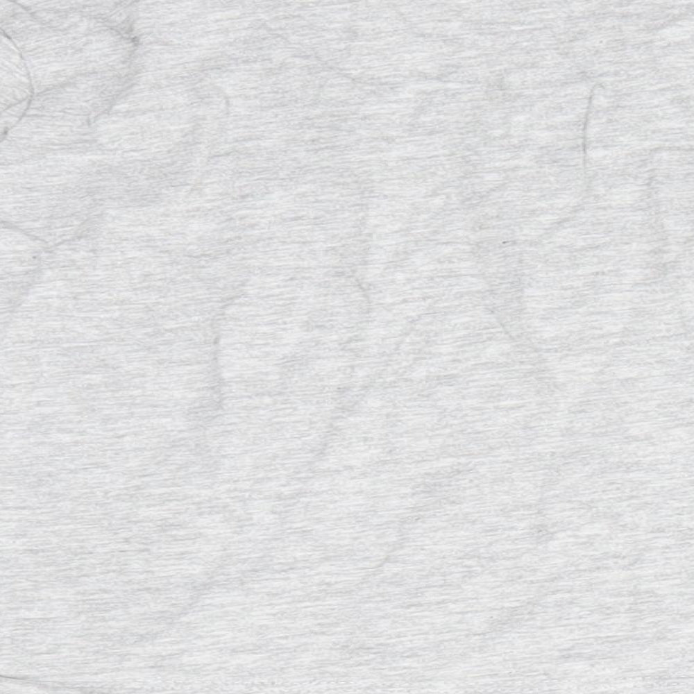 I Love Girlswear Girls Grey Cotton Basic T-Shirt Size 4 Years Round Neck