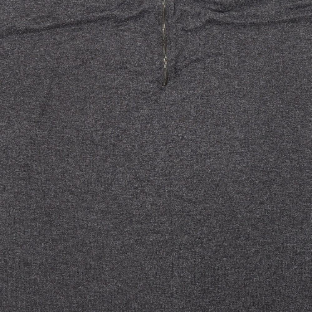 Atmosphere Womens Grey Round Neck Polyester Pullover Jumper Size 18