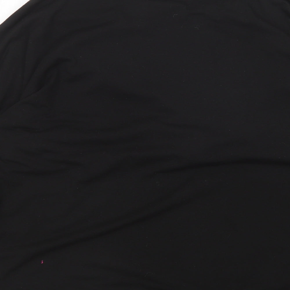 Preworn Womens Black Polyester Pullover Sweatshirt Size L