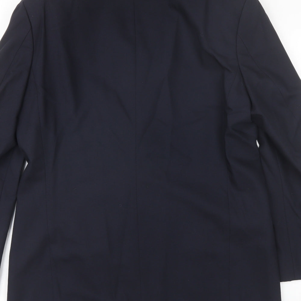 Marks & Spencer Mens Blue Wool Jacket Blazer Size M