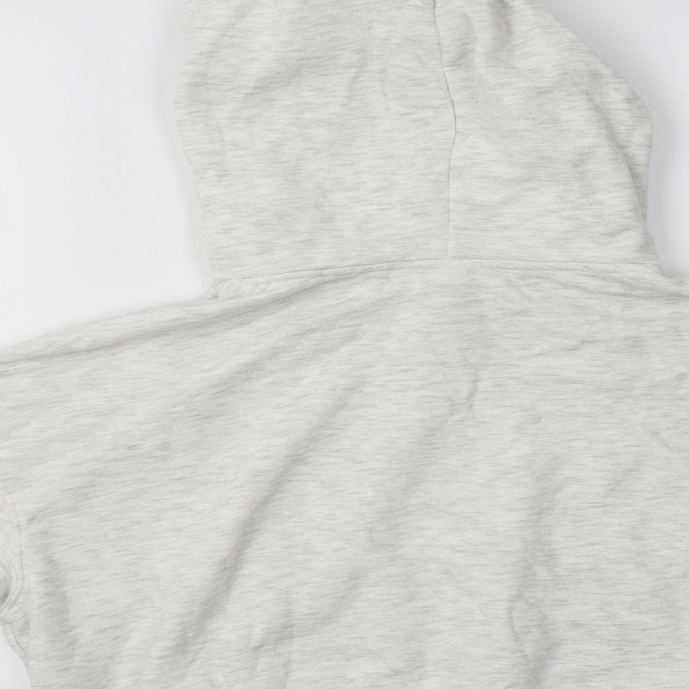 H&M Womens Beige Cotton Pullover Hoodie Size XS