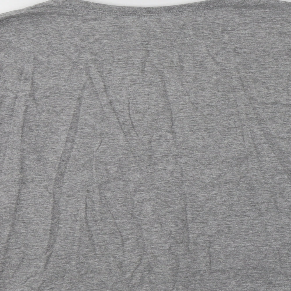 Preworn Boys Grey Cotton Pyjama Set Size 10-11 Years