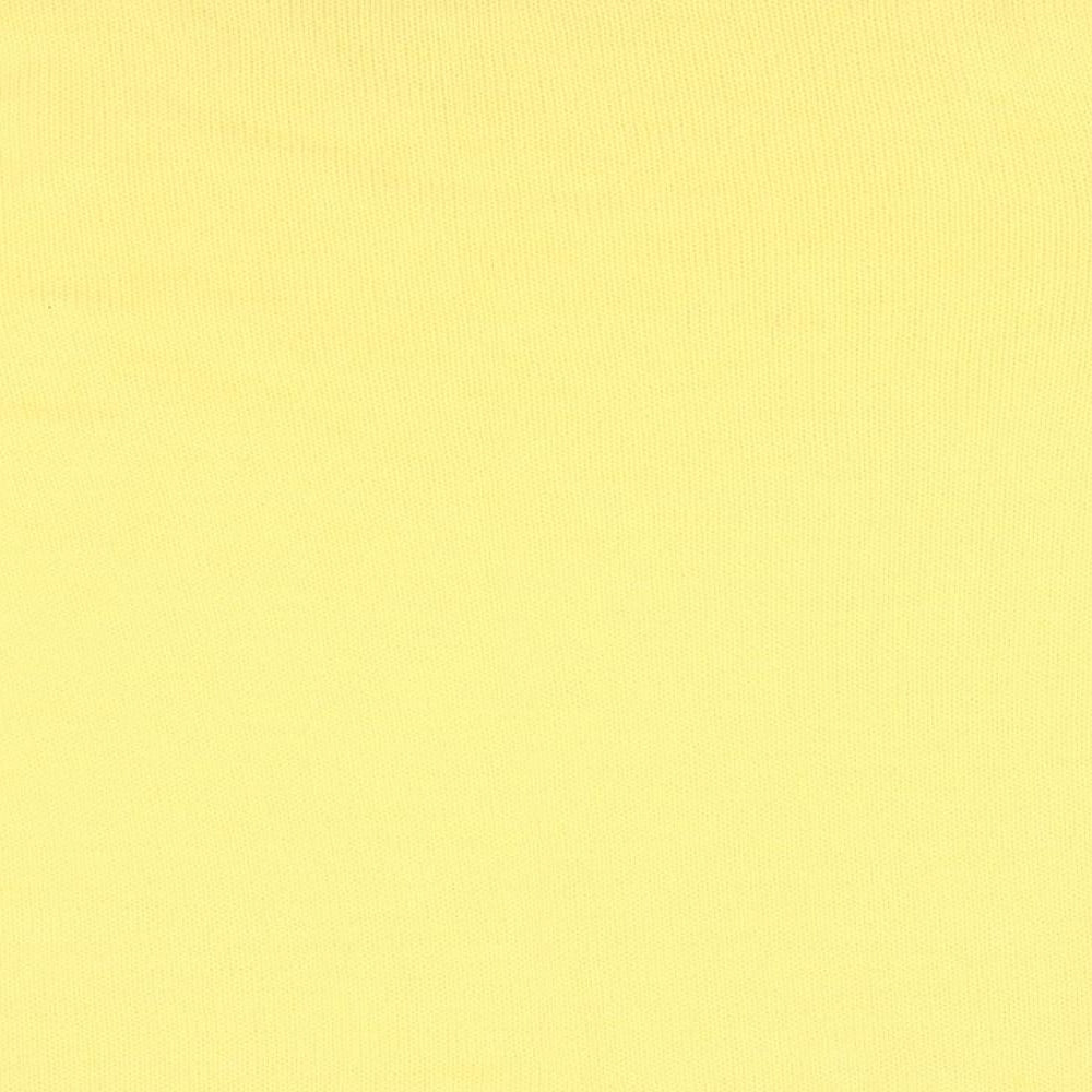 Envy Womens Yellow Striped Acrylic Basic T-Shirt Size L Round Neck