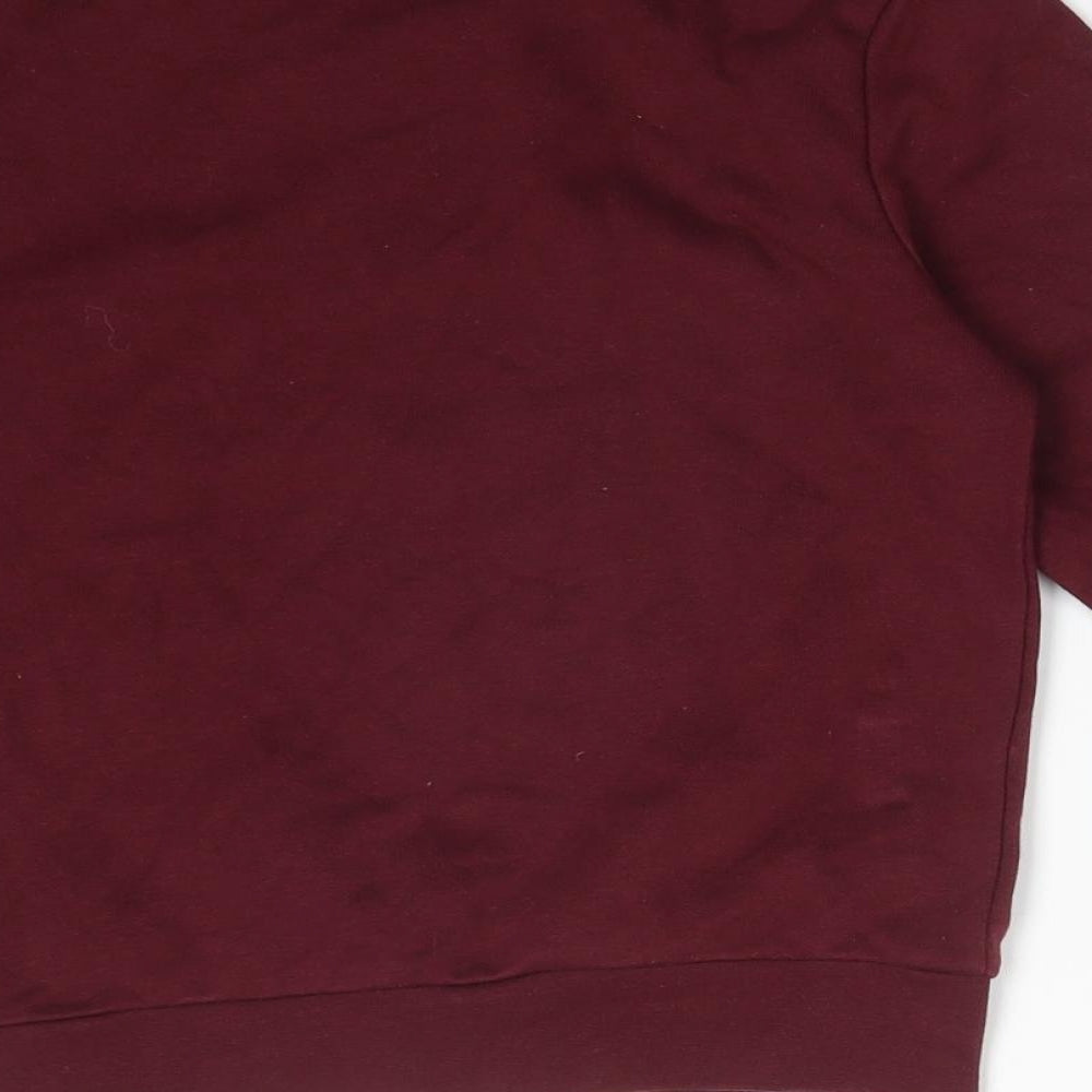 George Boys Red Cotton Pullover Sweatshirt Size 5-6 Years