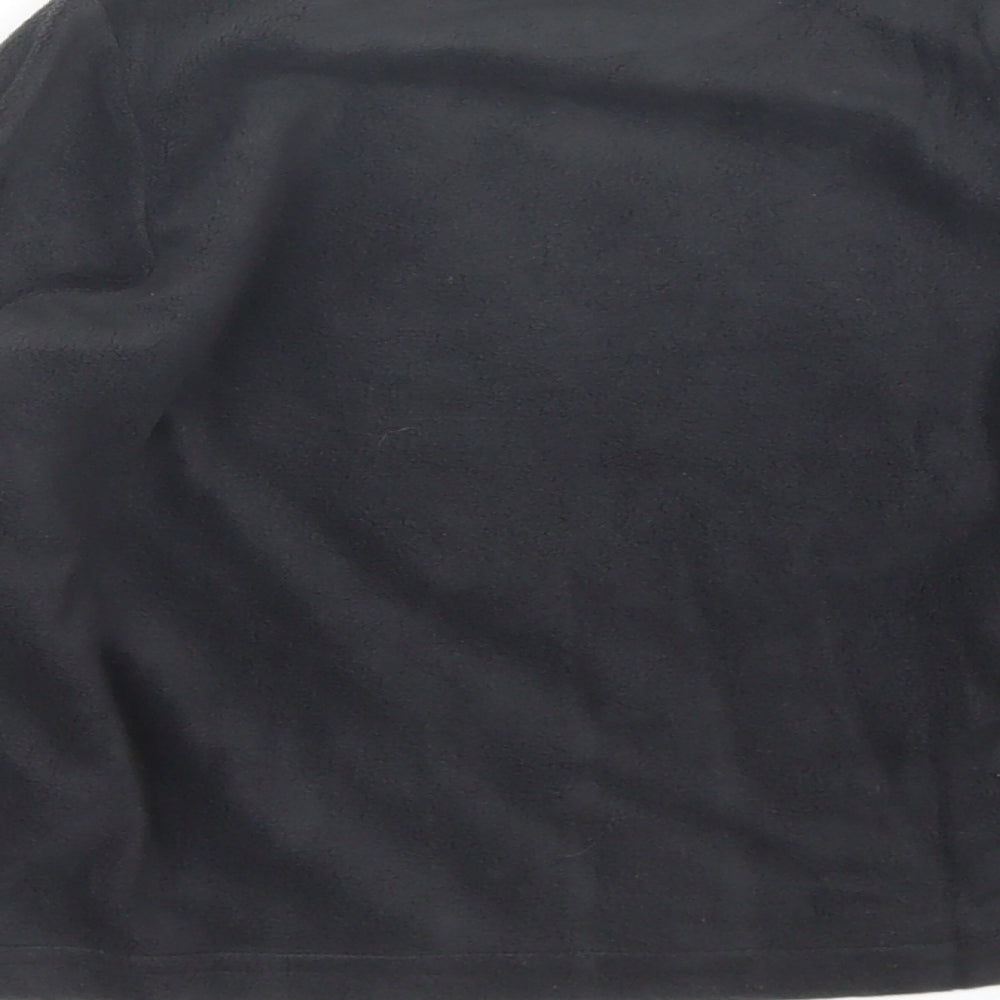 Matalan Boys Black Solid Polyester Pyjama Top Size 7 Years - Skull
