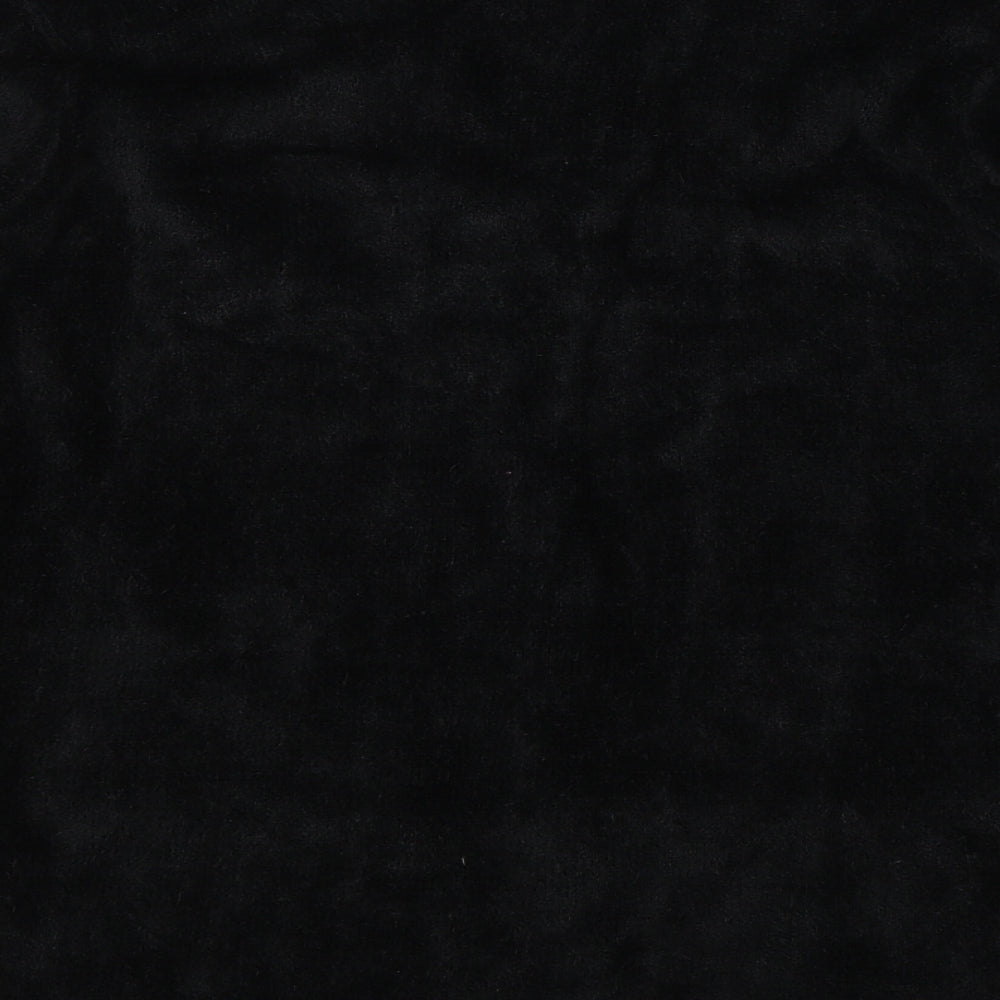 Donna Lewis Womens Black Round Neck Viscose Pullover Jumper Size M