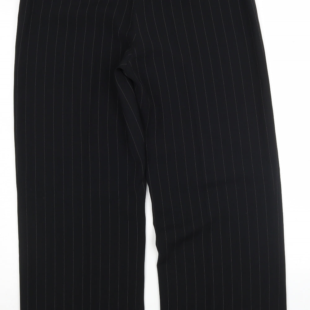 Principles Womens Multicoloured Striped Polyester Trousers Size 14 L29 in Regular