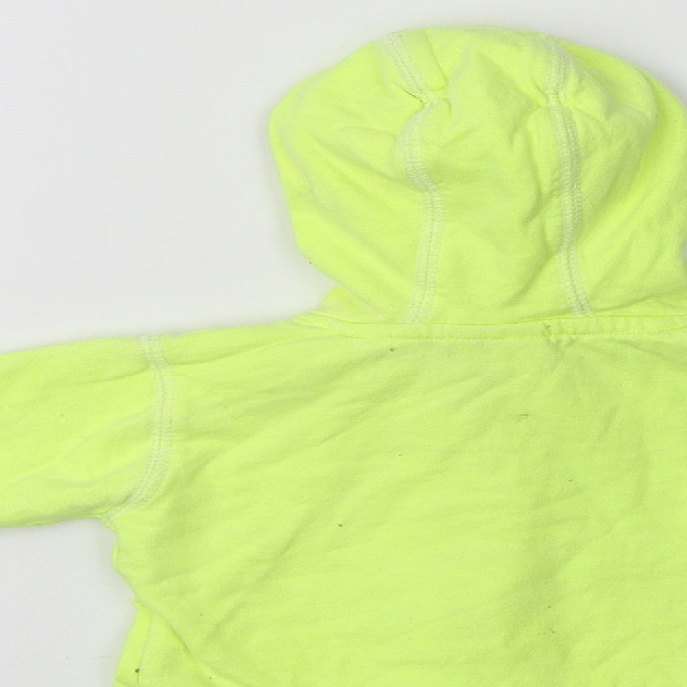 Baby Baby Green Cotton Full Zip Jumper Size 6-9 Months