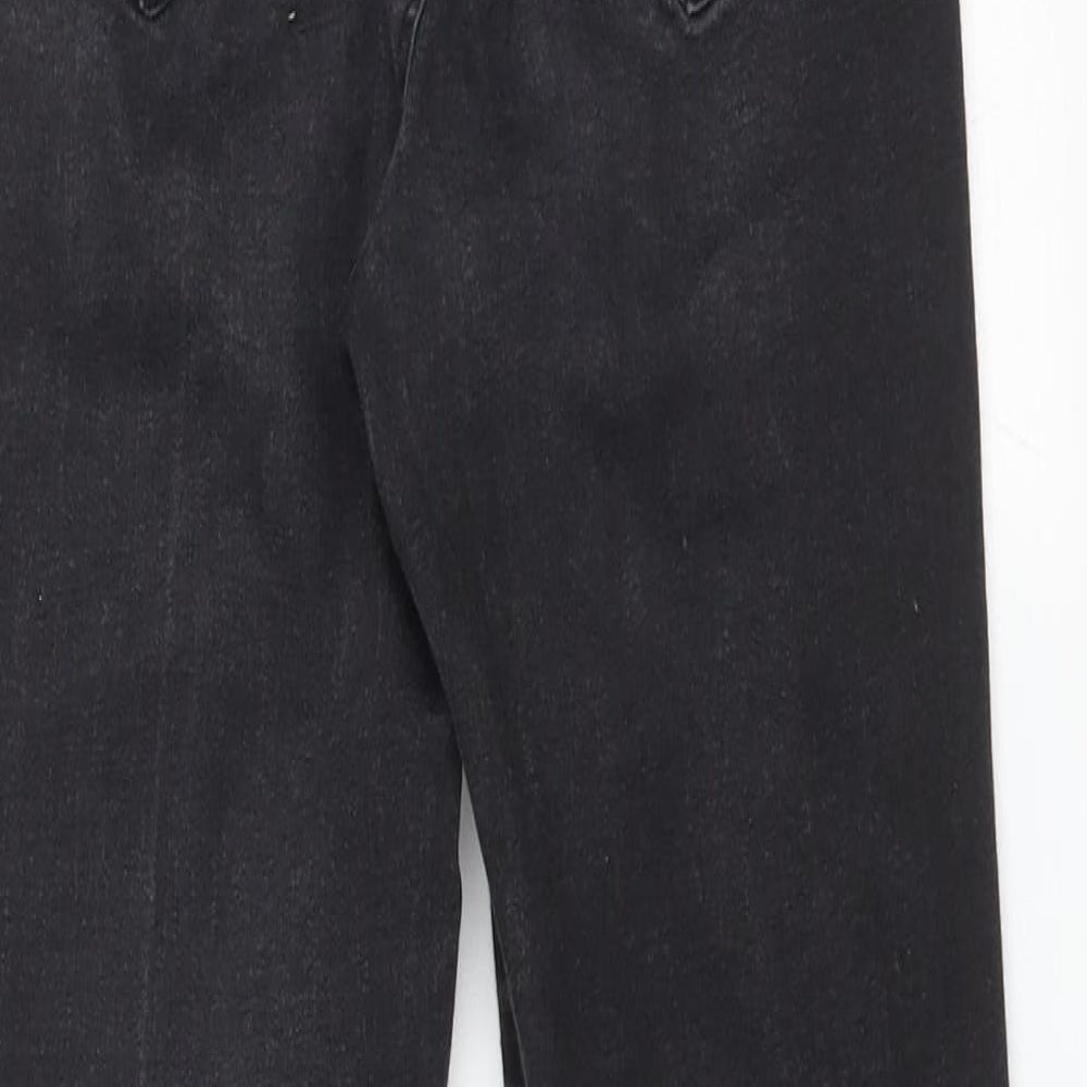 DENIM CO Womens Black Cotton Jegging Jeans Size 8 L27 in Regular