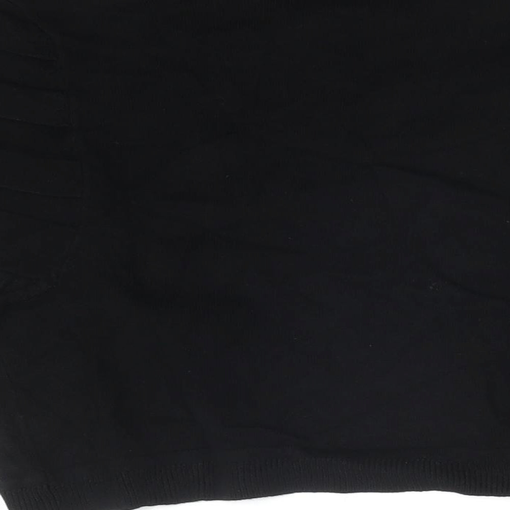 Papaya Womens Black Viscose Cardigan Jumper Size 12