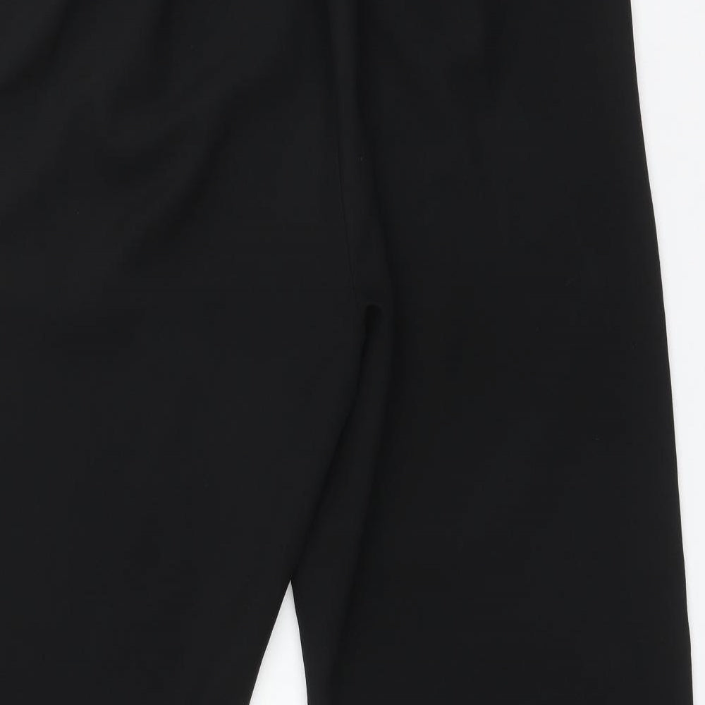 Bonmarché Womens Black Polyester Trousers Size 16 L24 in Regular