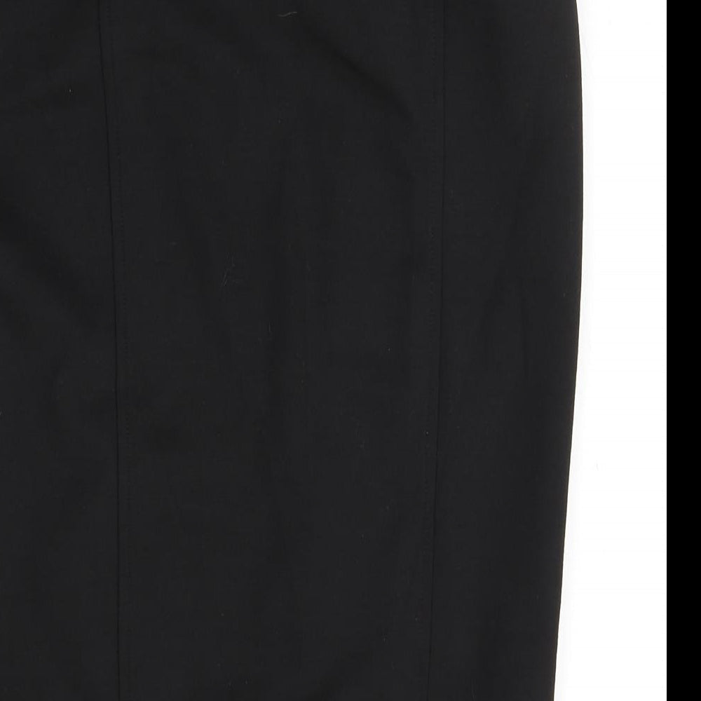 Savoir Womens Brown Polyester Straight & Pencil Skirt Size 14