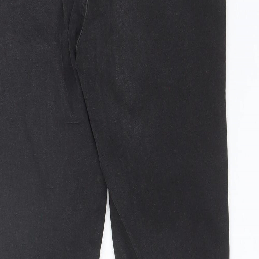 Denim Co Womens Black Cotton Skinny Jeans Size 14 L28 in Regular