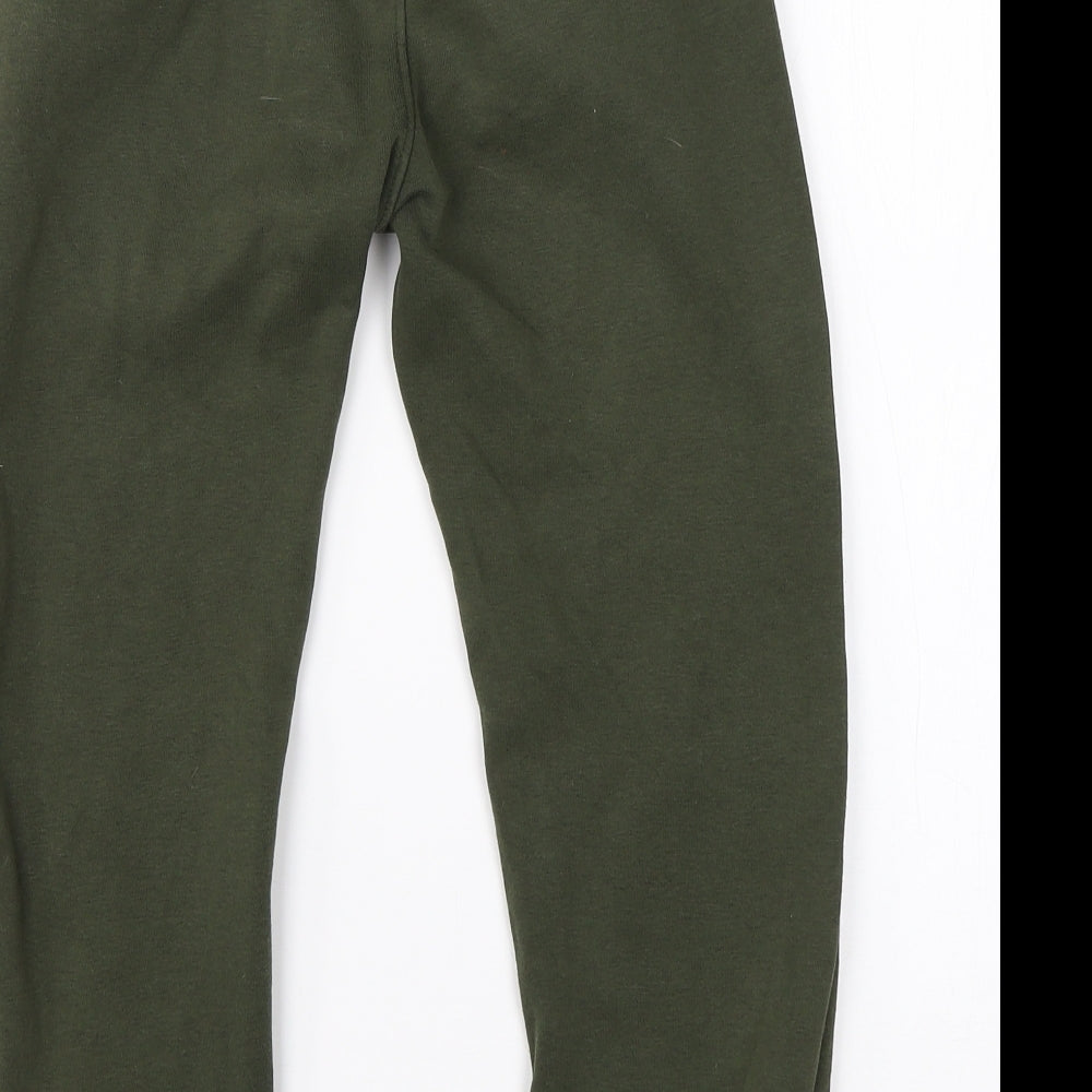 Boys Boys Green Cotton Sweatpants Trousers Size 9 Months Regular