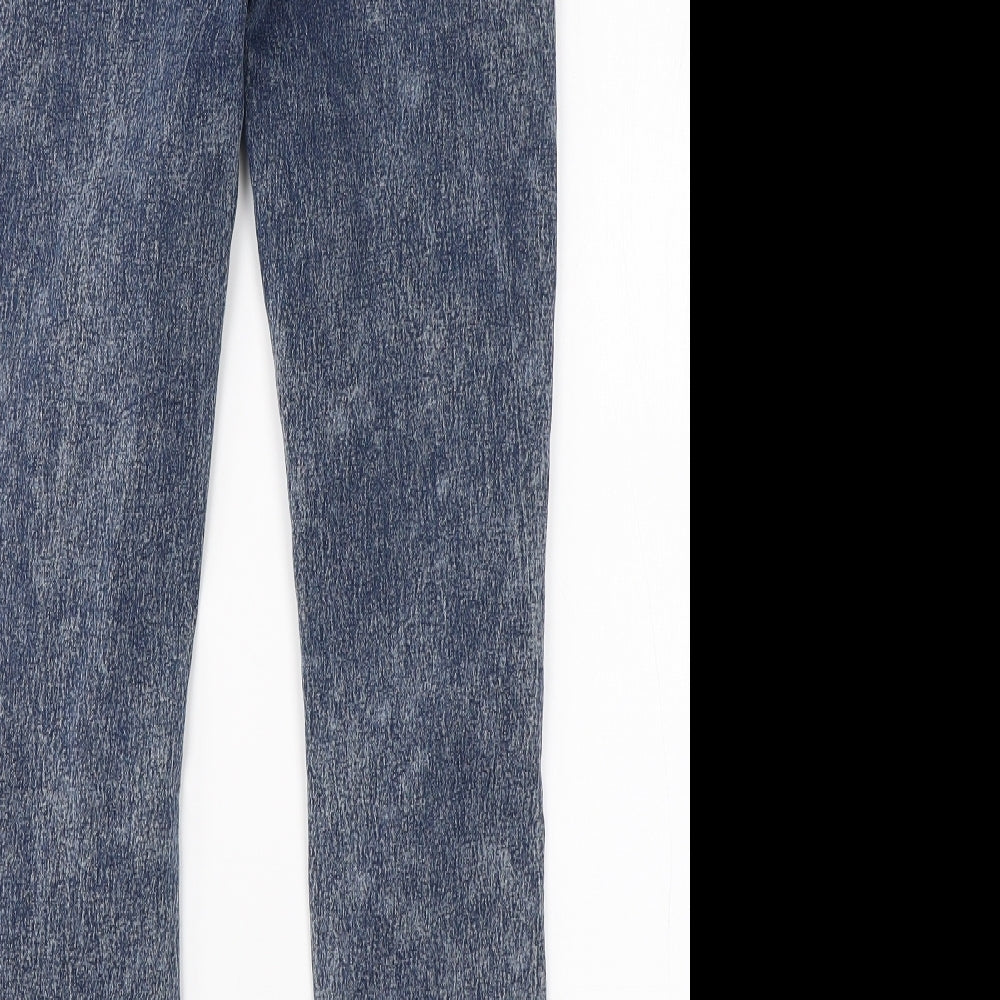 Kylie Girls Blue Cotton Skinny Jeans Size 13 Years Regular