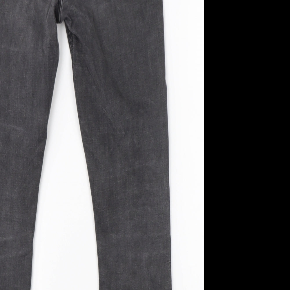 Denim Co Womens Black Cotton Skinny Jeans Size 10 L24 in Regular