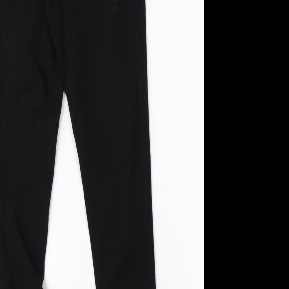 Dorothy Perkins Womens Black Polyester Dress Pants Trousers Size 8 L24 in Regular