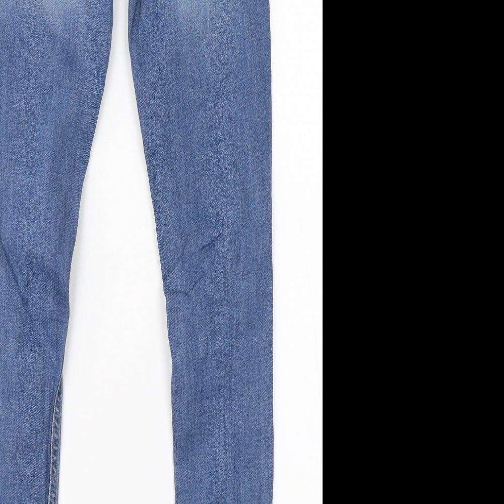 Denim Co Womens Blue Cotton Skinny Jeans Size 4 L27 in Regular